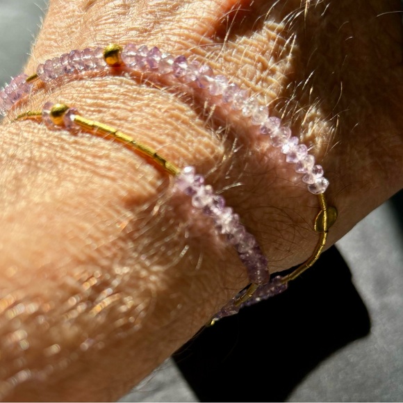 Julie Voss necklace in 24k and amethyst! - Picture 5 of 6